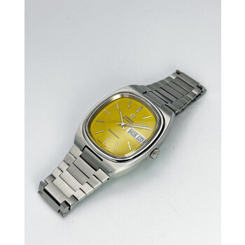 (SOLD!!) 35mm • 1970s Vintage Omega Seamaster Yellow TV